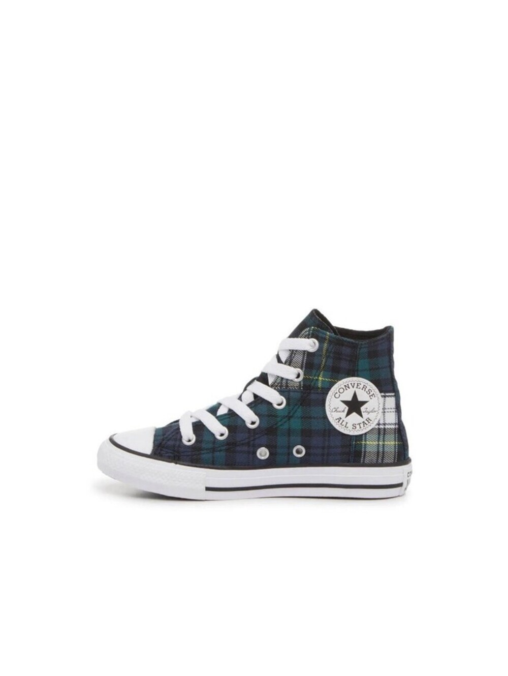 Converse Chuck Taylor All Star Plaid High Boy's Fashion Sneakers Size 3 Youth
